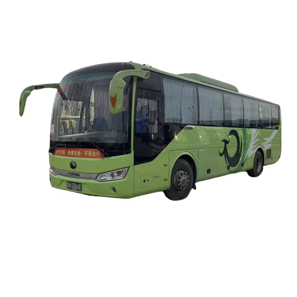 China supplier New Energy Large Electric Automatic Coach 60 Seats Second-Hand Bus Electric Used Passenger Bus for Sale